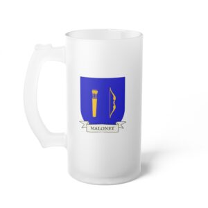 Maloney Family Coat of Arms Beer Mug