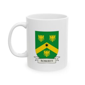 Roberts Family Coat of Arms Coffee Mug