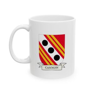 Cannon Family Coat of Arms Coffee Mug