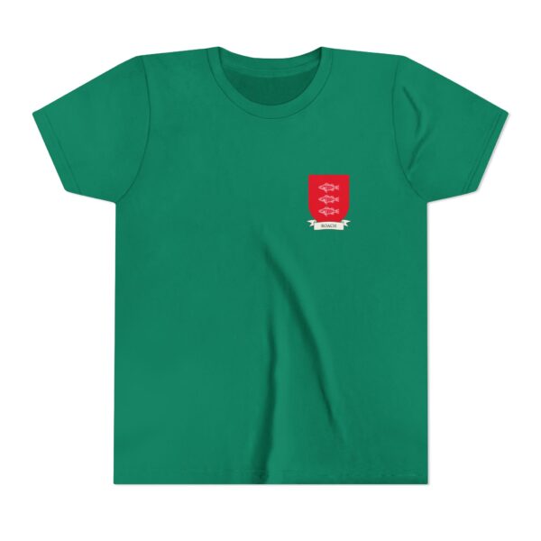Roach Family Coat of Arms Youth T-Shirt - Image 3