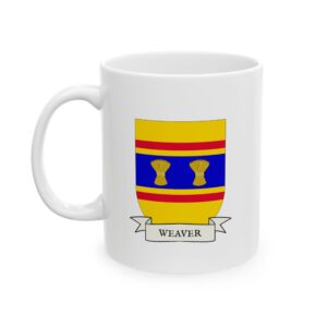 Weaver Family Coat of Arms Coffee Mug