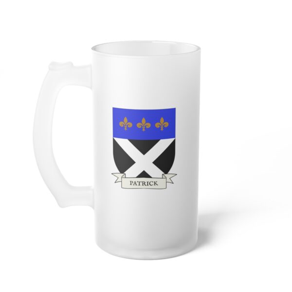 Patrick Family Coat of Arms Beer Mug