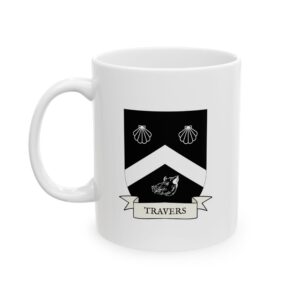 Travers Family Coat of Arms Coffee Mug