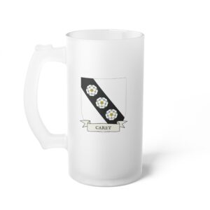 Carey Family Coat of Arms Beer Mug
