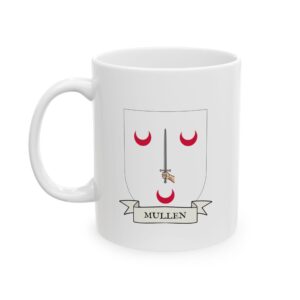Mullen Family Coat of Arms Coffee Mug