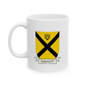 Barnett Family Coat of Arms Coffee Mug