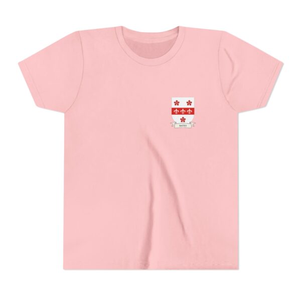Bates Family Coat of Arms Youth T-Shirt - Image 5