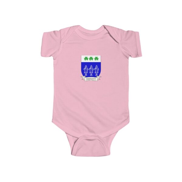 Hackett Family Coat of Arms Baby Onesie Bodysuit - Image 5