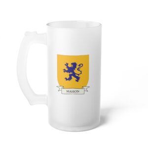 Mahon Family Coat of Arms Beer Mug