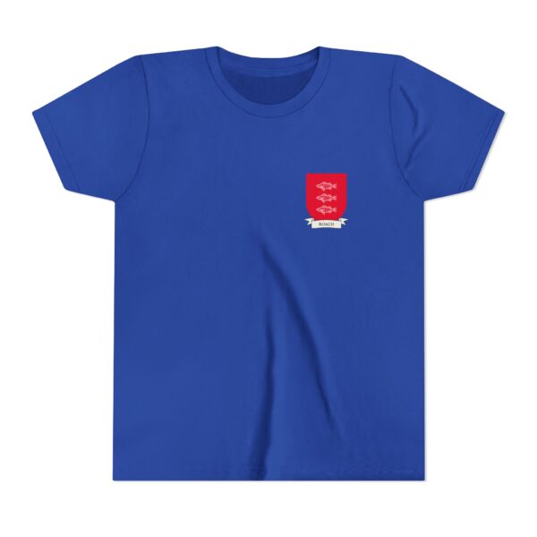 Roach Family Coat of Arms Youth T-Shirt - Image 6
