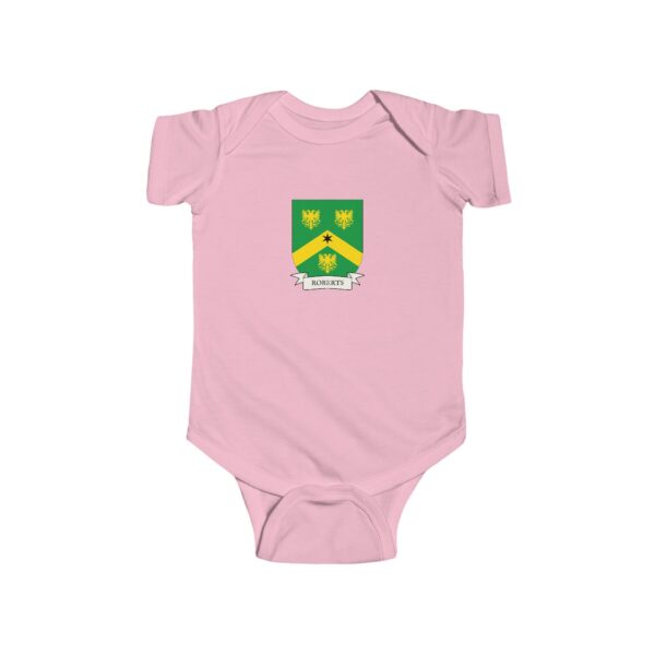 Roberts Family Coat of Arms Baby Onesie Bodysuit - Image 5
