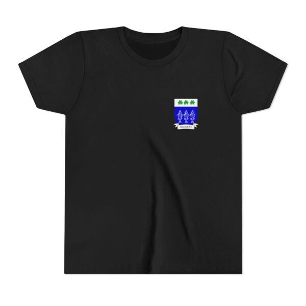 Hackett Family Coat of Arms Youth T-Shirt - Image 6