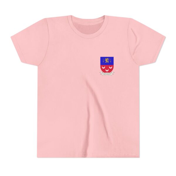 Laughlin Family Coat of Arms Youth T-Shirt - Image 5
