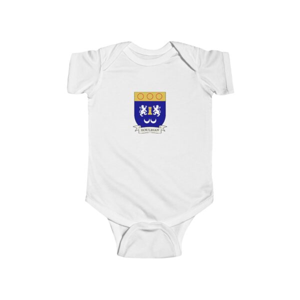 Houlihan Family Coat of Arms Baby Onesie Bodysuit - Image 2