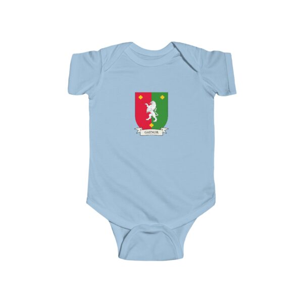 Gaynor Family Coat of Arms Baby Onesie Bodysuit - Image 4