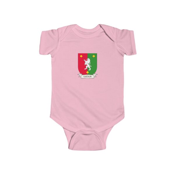 Gaynor Family Coat of Arms Baby Onesie Bodysuit - Image 5