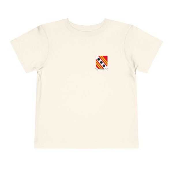 Cannon Family Coat of Arms Toddler T-Shirt - Image 2