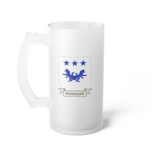 Shanahan Family Coat of Arms Beer Mug