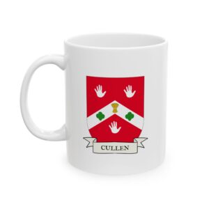 Cullen Family Coat of Arms Coffee Mug