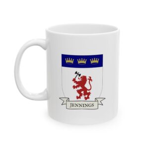 Jennings Family Coat of Arms Coffee Mug