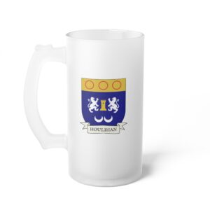 Houlihan Family Coat of Arms Beer Mug