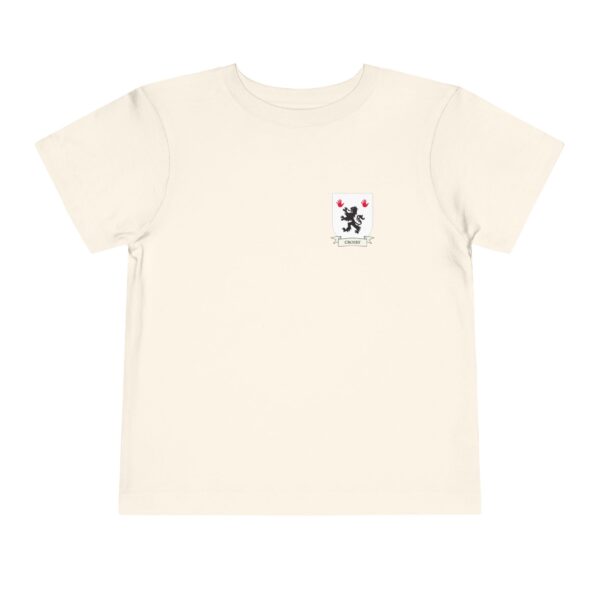Crosby Family Coat of Arms Toddler T-Shirt - Image 2