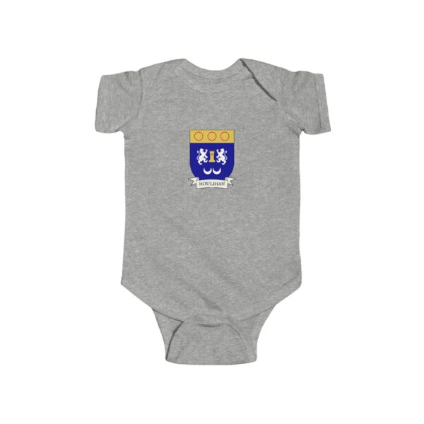 Houlihan Family Coat of Arms Baby Onesie Bodysuit - Image 3