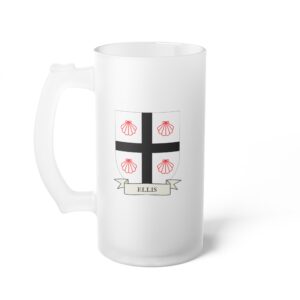 Ellis Family Coat of Arms Beer Mug