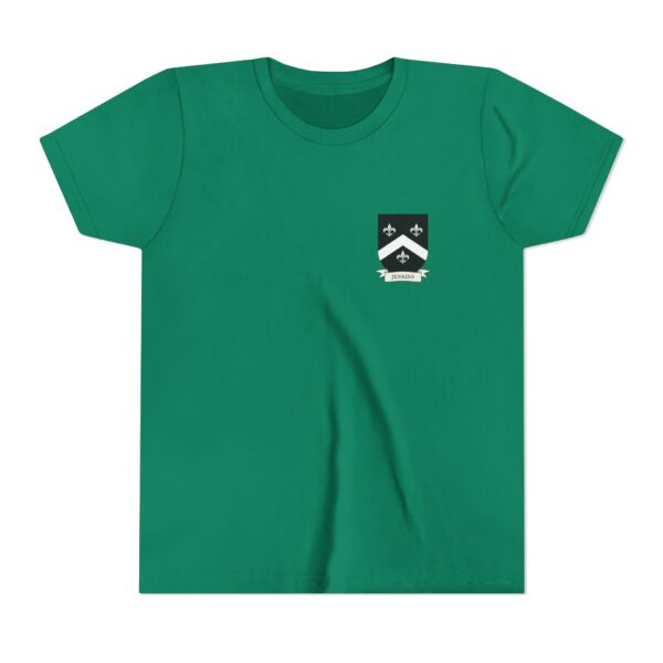 Jenkins Family Coat of Arms Youth T-Shirt - Image 3