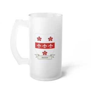 Bates Family Coat of Arms Beer Mug
