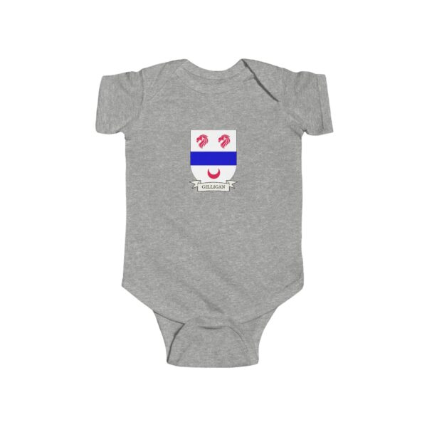 Gilligan Family Coat of Arms Baby Onesie Bodysuit - Image 3