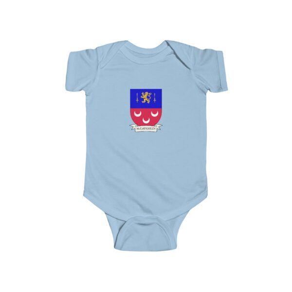 McLaughlin Family Coat of Arms Baby Onesie Bodysuit - Image 4