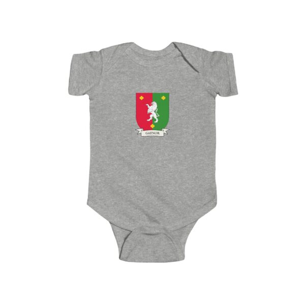Gaynor Family Coat of Arms Baby Onesie Bodysuit - Image 3