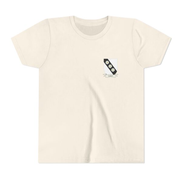 Carey Family Coat of Arms Youth T-Shirt - Image 2
