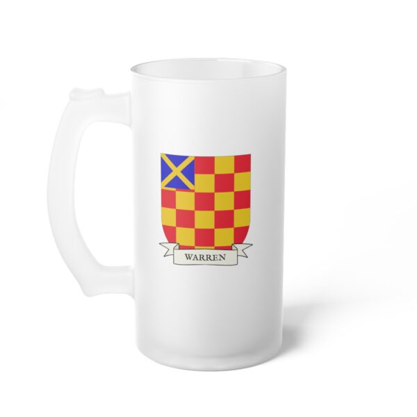 Warren Family Coat of Arms Beer Mug