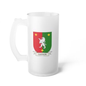 Gaynor Family Coat of Arms Beer Mug