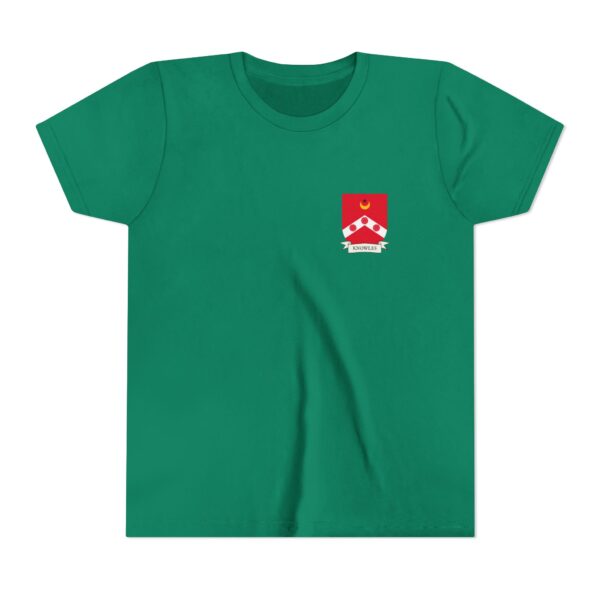 Knowles Family Coat of Arms Youth T-Shirt - Image 3