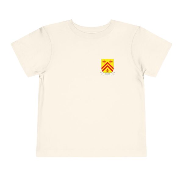 Barber  Family Coat of Arms Toddler T-Shirt - Image 2