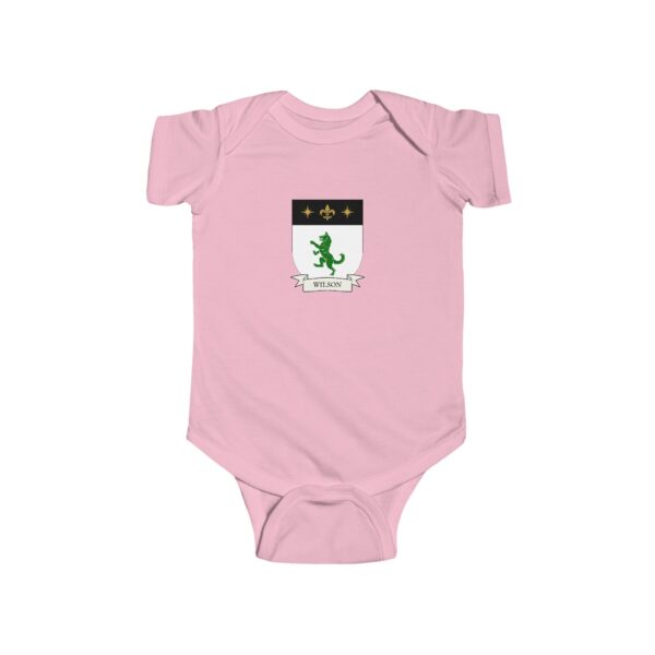 Wilson Family Coat of Arms Baby Onesie Bodysuit - Image 5