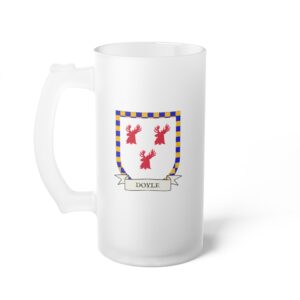 Doyle Family Coat of Arms Beer Mug
