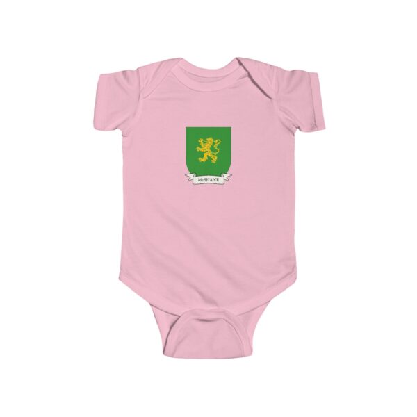McShane Family Coat of Arms Baby Onesie Bodysuit - Image 5