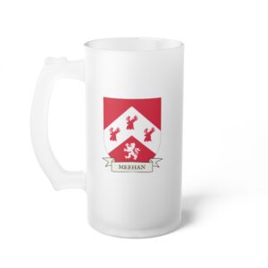 Meehan Family Coat of Arms Beer Mug
