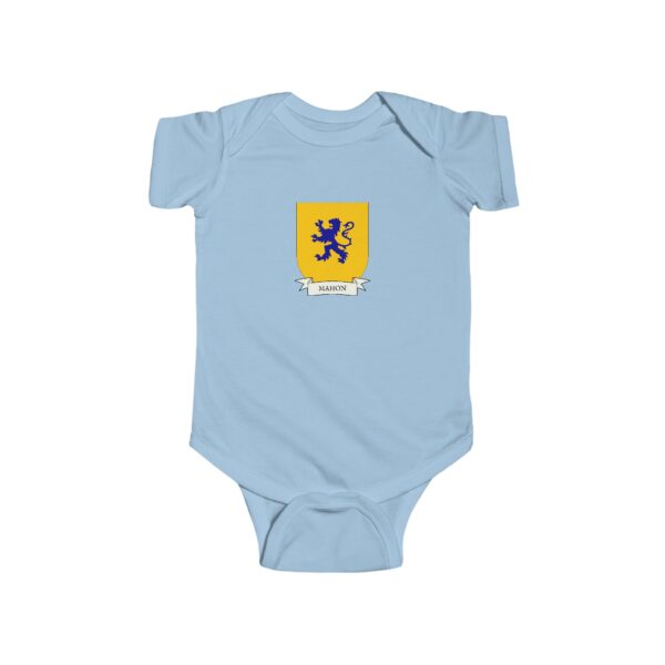 Mahon Family Coat of Arms Baby Onesie Bodysuit - Image 4