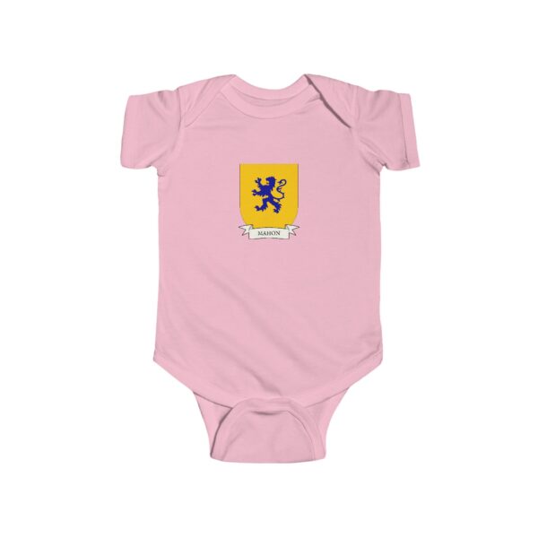 Mahon Family Coat of Arms Baby Onesie Bodysuit - Image 5