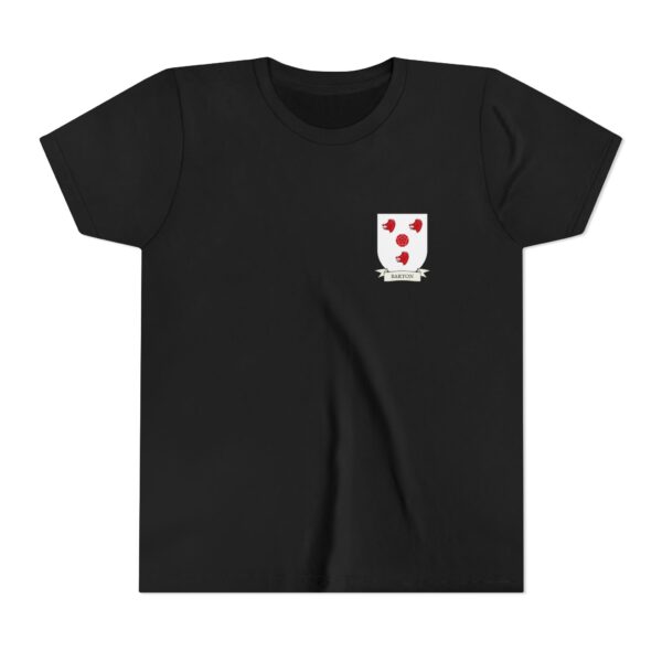 Barton Family Coat of Arms Youth T-Shirt - Image 7