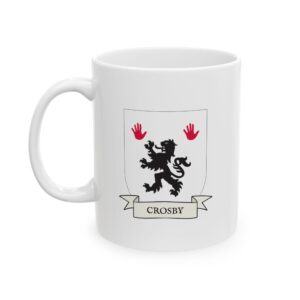 Crosby Family Coat of Arms Coffee Mug