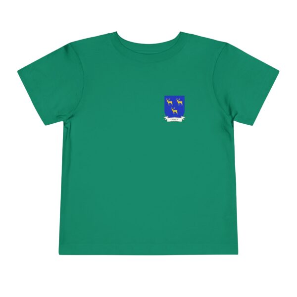 Green Family Coat of Arms Toddler T-Shirt - Image 3