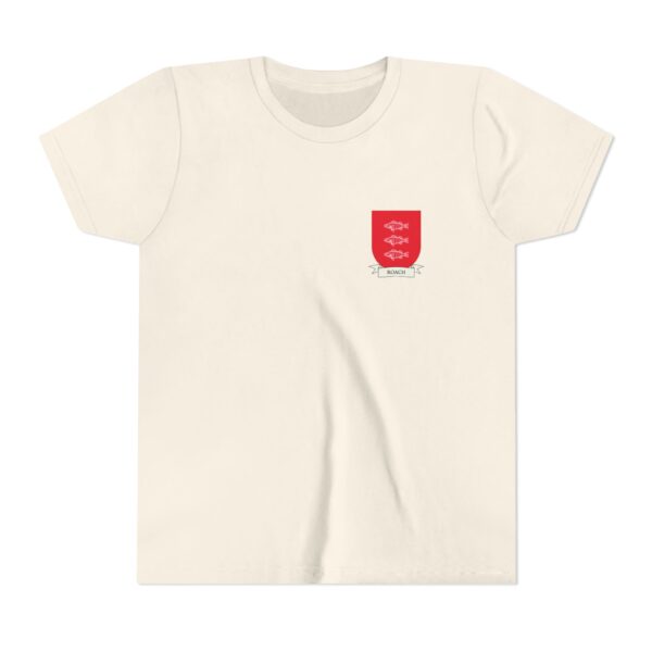Roach Family Coat of Arms Youth T-Shirt - Image 2