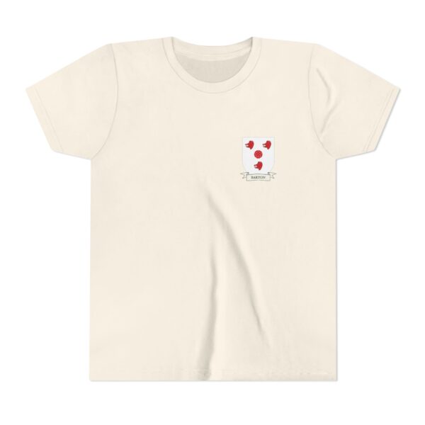 Barton Family Coat of Arms Youth T-Shirt - Image 2