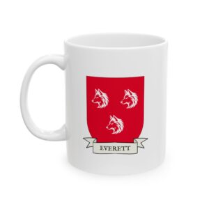 Everett  Family Coat of Arms Coffee Mug